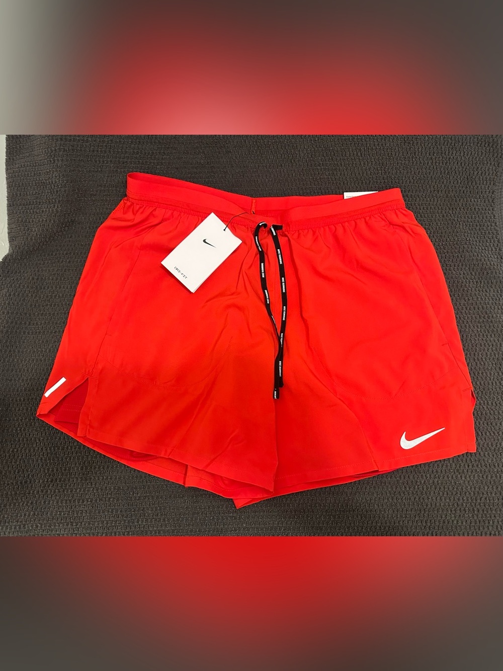 Nike 5” Standard Length Men’s Running Shorts Red Medium (M)
